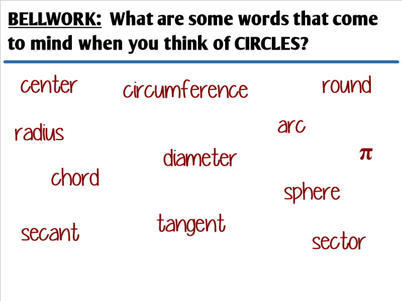 10 2 Arcs And Chords Ms Zeilstra s Math Classes