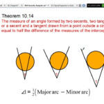 10 6 Secants Tangents And Angle Measures YouTube