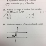 21 Find The Measures Of The Numbered Angles Brainly