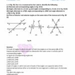 30 Angles In Transversal Worksheet Answers Education Template