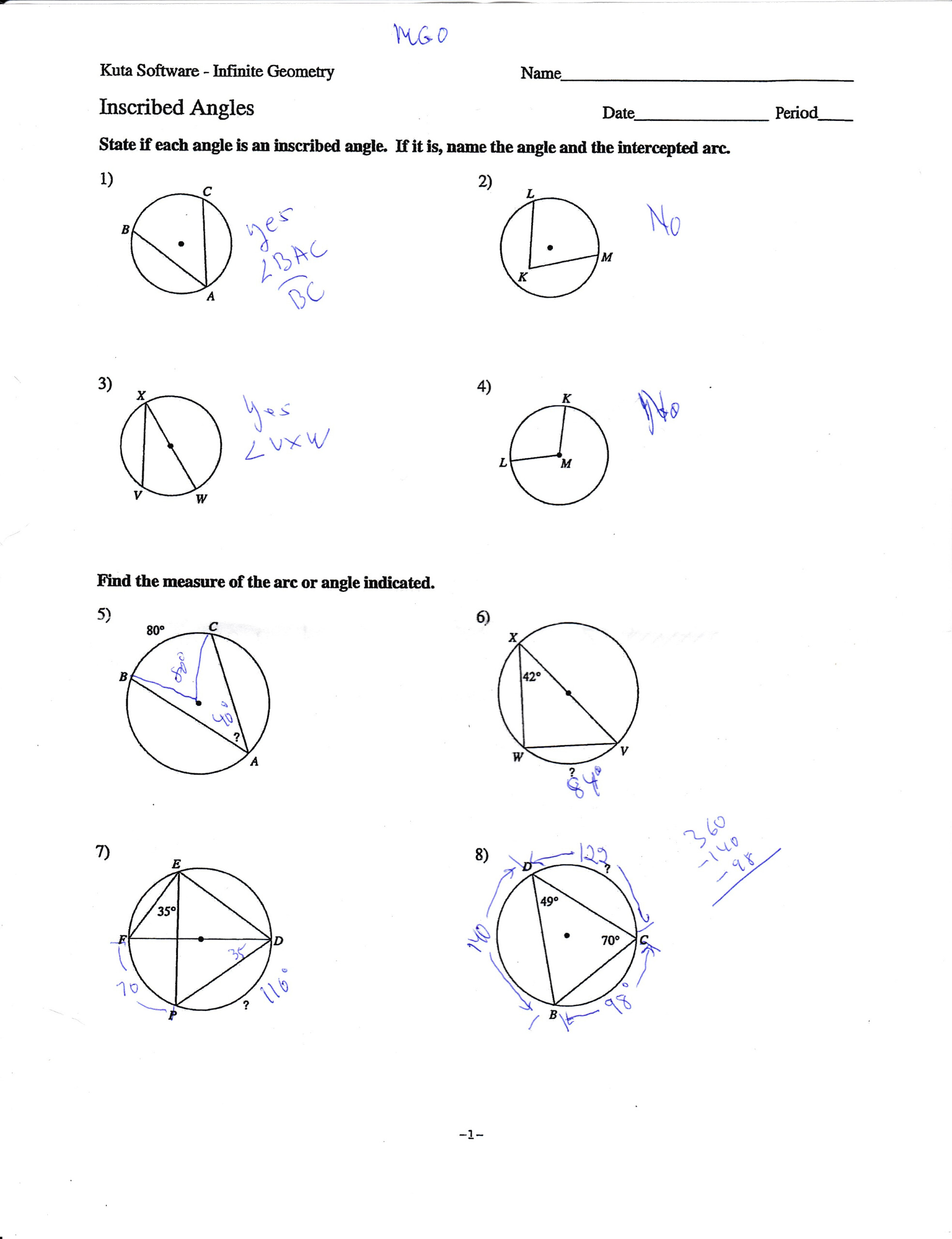 37 Inscribed Angle Worksheet With Answers Combining Like Terms Worksheet