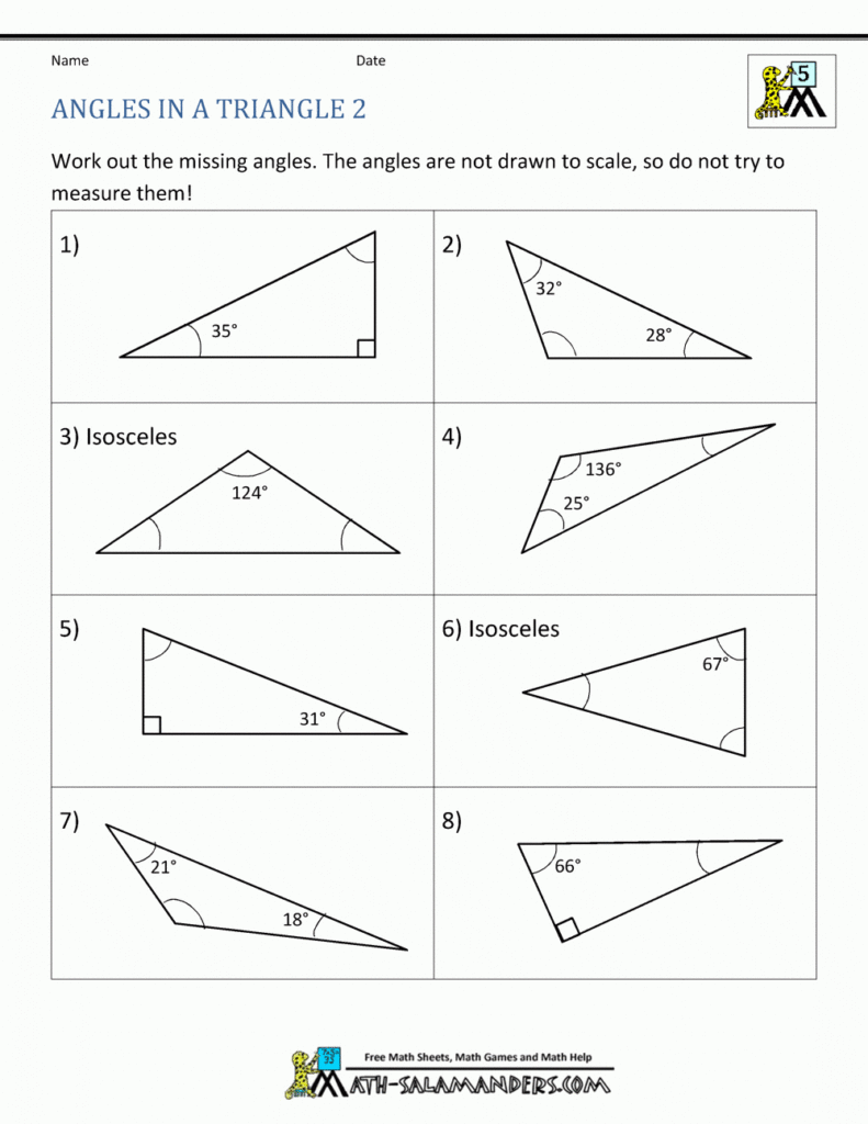 50 Angles Of Polygon Worksheet Chessmuseum Template Library