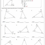 8 Photos Interior And Exterior Angles Of Triangles Worksheets Pdf And