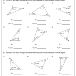8 Photos Interior And Exterior Angles Of Triangles Worksheets Pdf And