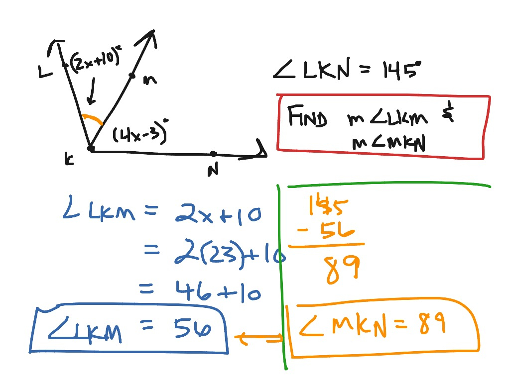 Angle Addition Postulate Worksheet Worksheet List