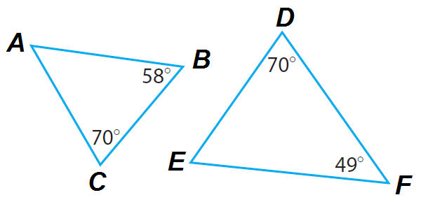 Angle Angle Similarity Worksheet