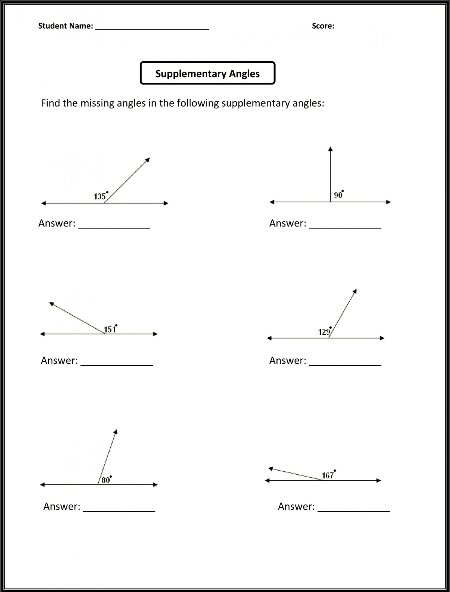 Segment And Angle Relationships