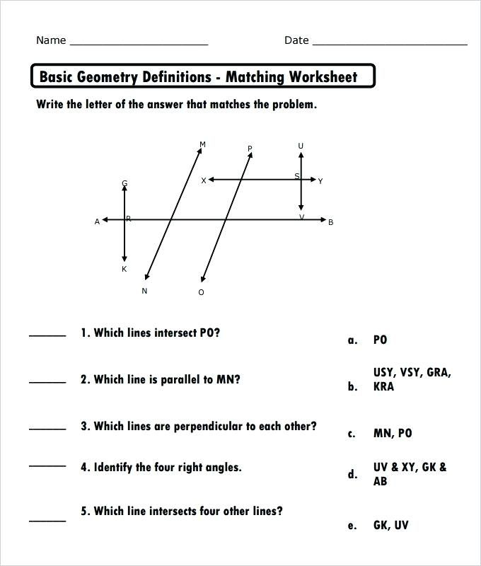 Angles Formed By Parallel Lines Worksheet Answers Milliken Publishing