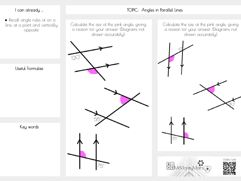 Angles In Parallel Lines Teaching Resources