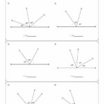 Angles In Straight Lines Worksheets Angles Worksheet Geometry Worksheets