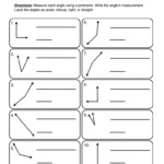 Angles Measuring Worksheet Have Fun Teaching
