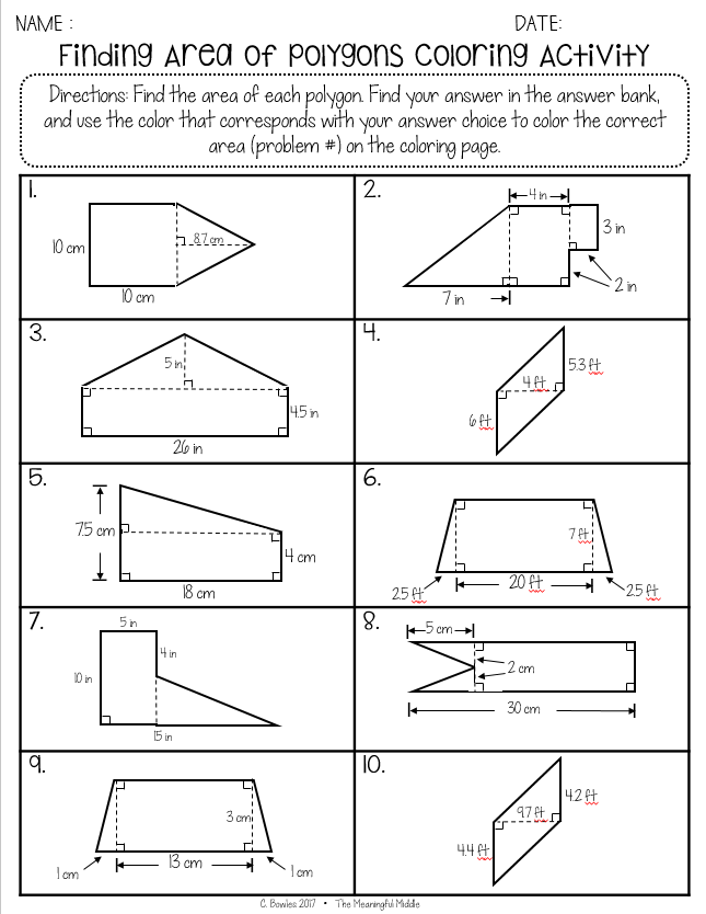 Angles Of Polygons Coloring Activity Answer Key Wallpapers HD References