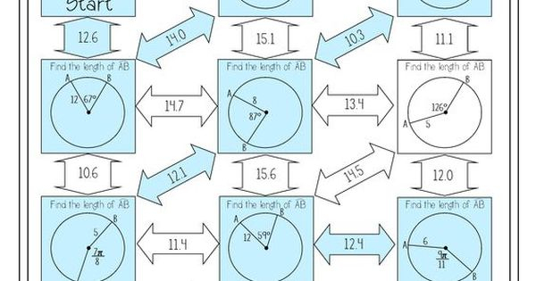 Answer Key Worksheet Inscribed Angles And Arcs Day 2 Answers