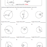 Arc Length And Area Of Sector Worksheets