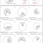 Arc Length And Area Of Sector Worksheets