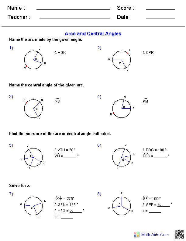 arcs-central-angles-and-inscribed-angles-worksheet-answers-angleworksheets