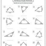 Classifying Triangles Worksheets Math Monks