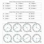 Clock Angles Worksheets