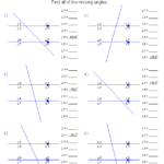 Corresponding Angles Worksheet Grade 8 Worksheet