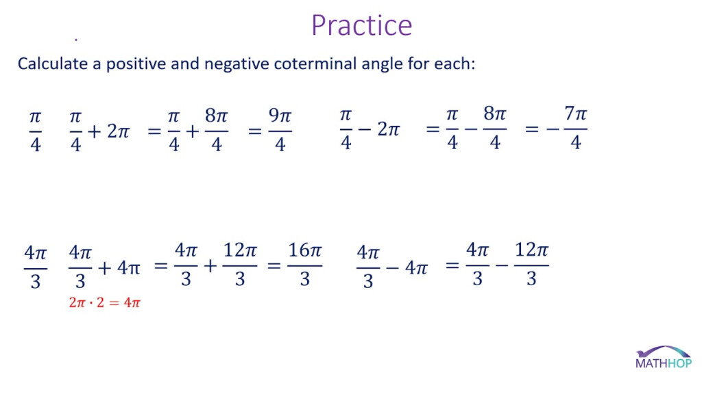 Coterminal Angle Of