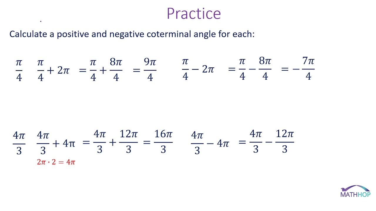 Coterminal Angle Of