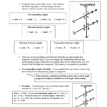 Determining Angle Measure With Parallel Lines Db excel