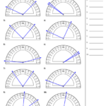 Determining Angles With Protractors Worksheet Angles Worksheet