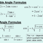 Double And Half Angle Identities Answers Slidedocnow