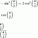Double Angle And Half Angle Formulas