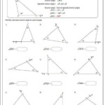 Exterior Angle Theorem Worksheet Exterior And Interior Angles A