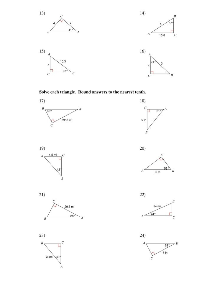 Finding Missing Angles Worksheet Answers Finding Missing Angles In