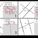 Geometry Angles Formed By Parallel And Transversal Solve For X