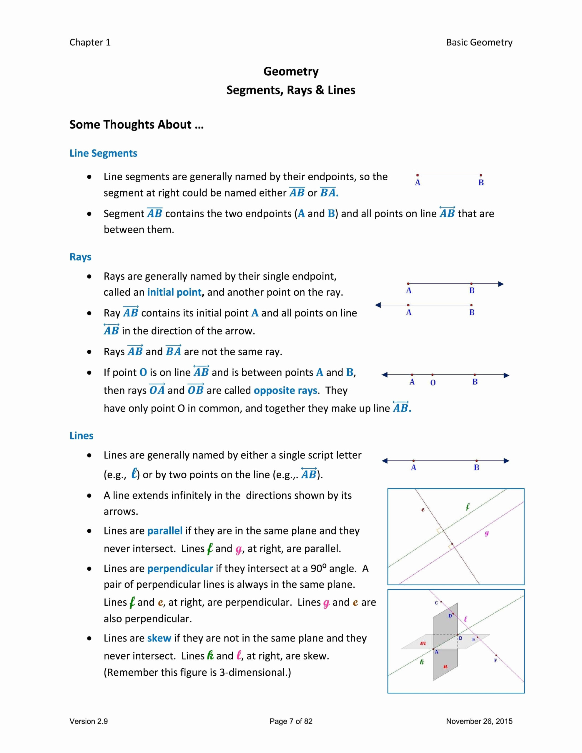 Geometry Segment And Angle Addition Worksheet Answer Key Db excel
