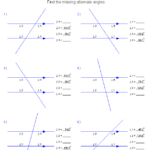 Geometry Worksheets Angles Worksheets For Practice And Study Angles