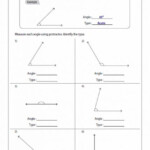 Identifying Angles Worksheets Answer Key Math Geometr a Matematicas