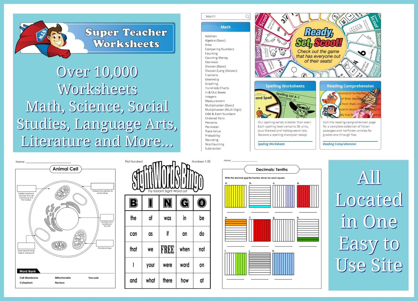 Individual Membership Super Teacher Worksheets Reviews Homeschool