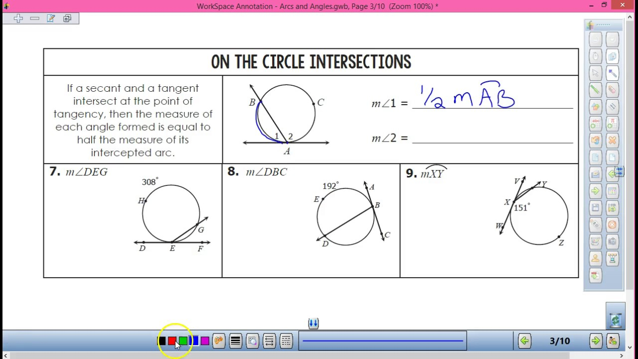 Intersecting Chords Secants And Tangents YouTube