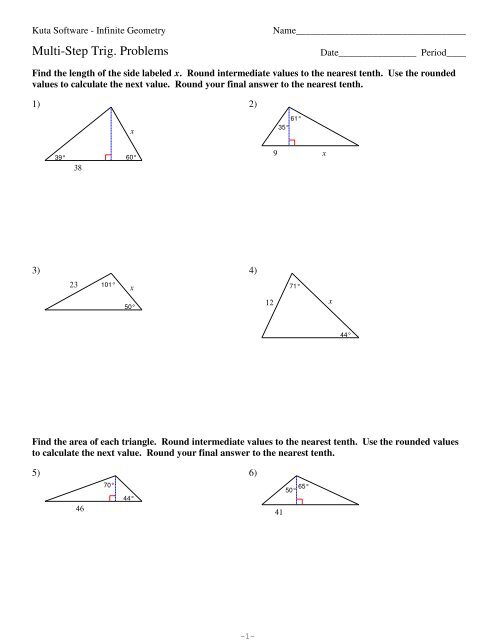 Kuta Software Infinite Geometry Congruence And Triangles Answer Key 