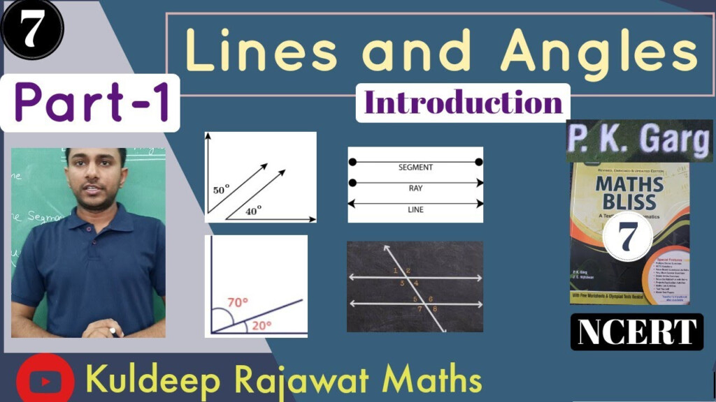 Lines And Angles Introduction Part 1 KuldeepRajawatMaths YouTube