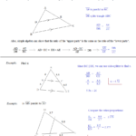 Math Plane Similar Triangles Ratios