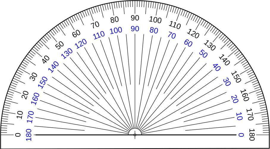 Measuring An Angle With Without A Protractor How To Use A 