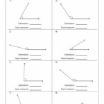 Measuring Angles And Protractor Worksheets Measuring Angles Angles