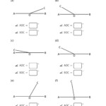 Measuring Angles On A Straight Line Play To Learn Angles Worksheet