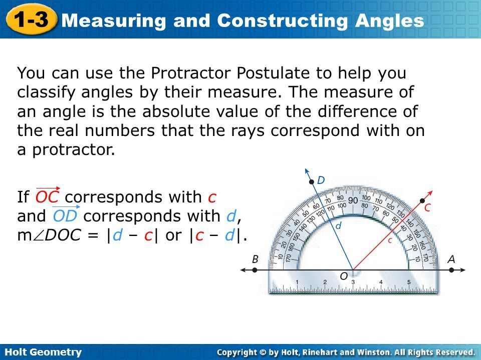 Measuring Angles With A Protractor Worksheet