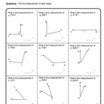 Measuring Angles Worksheet Measuring Angles Worksheet Angles
