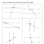 Parallel Lines And Angles Senior Block