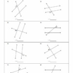 Parallel Lines And Transversal Worksheet 409206 Free Coloring For