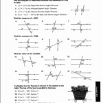 Parallel Lines And Transversals Worksheet Answers