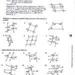 Parallel Lines And Transversals Worksheet Answers