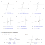 Parallel Lines Worksheet Pdf